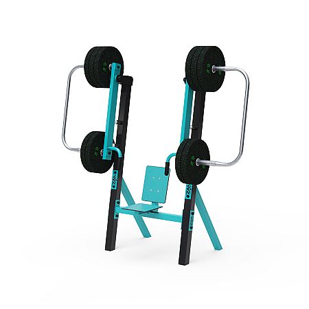 Fitness s posuvným závažím - Tlaky v sedě VVZ-NF06