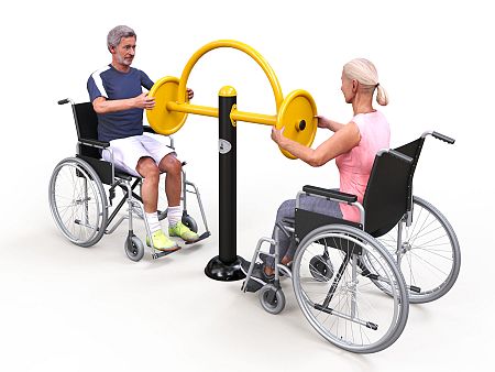 Exteriérové hendikep fitness HF01