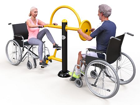 Exteriérové hendikep fitness HF05